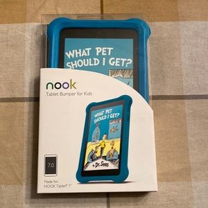 NEW Nook Tablet Bumper for Kids- Blue 7”